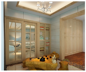 大城小院三房一廳簡裝效果圖