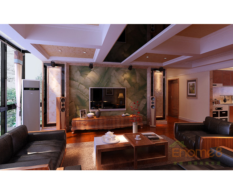 大城小院客廳沙發效果圖