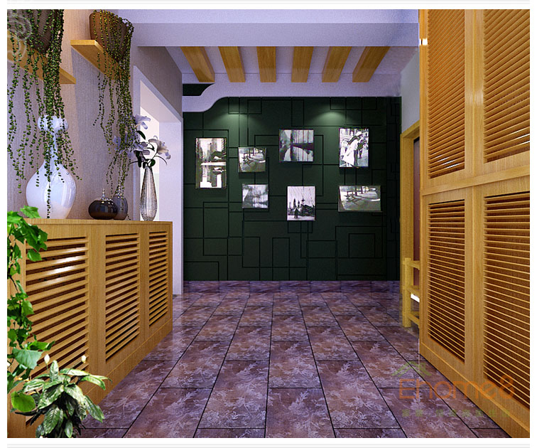 入戶花園玄關裝修效果圖