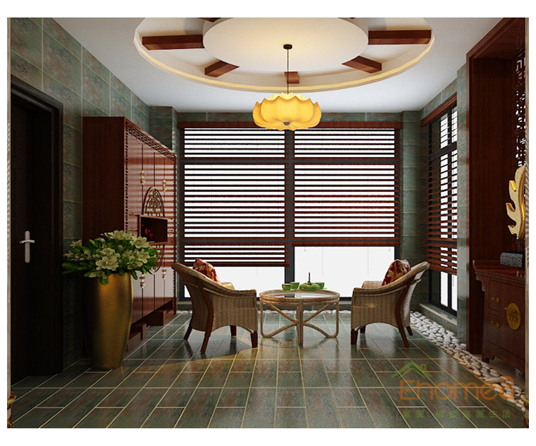 大美天第休息間擺設(shè)裝修效果圖1