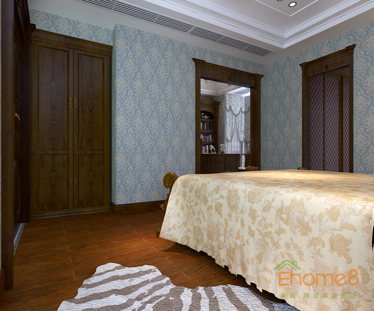 東郡三房一廳臥室裝修效果圖1