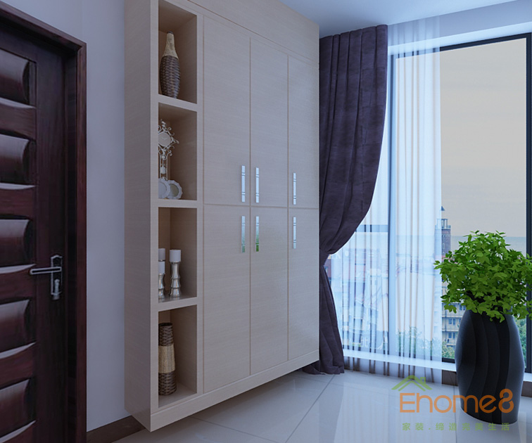 東郡82平米三房一廳小清新休閑處裝修效果圖5