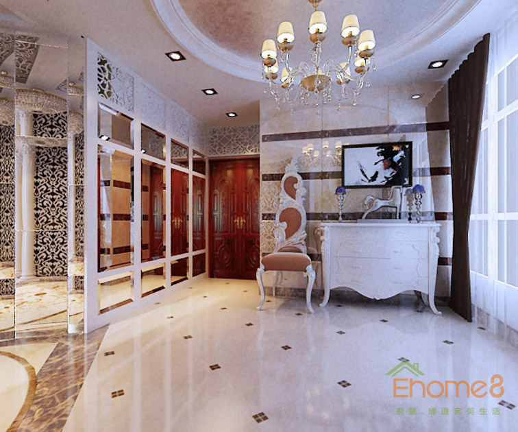 東郡142平米躍層古典歐式入戶裝修效果圖77