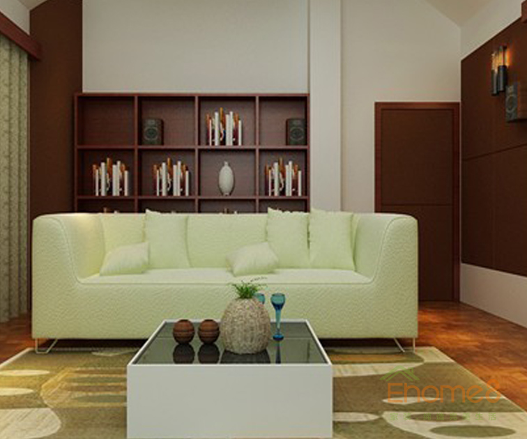 119㎡三房一廳中式風格視聽室裝修效果圖9516