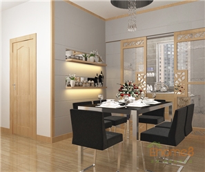 恒大城75㎡兩房一廳現(xiàn)代簡約風格裝修效果圖