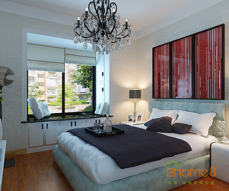 72㎡兩房一廳法式風格客臥裝修效果圖