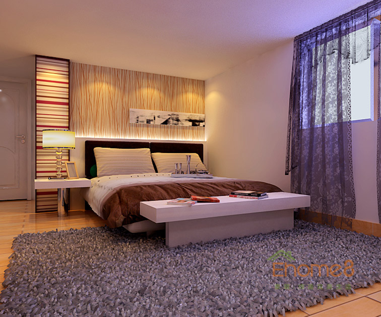 132㎡四房一廳歐式風(fēng)格臥室裝修效果圖6632